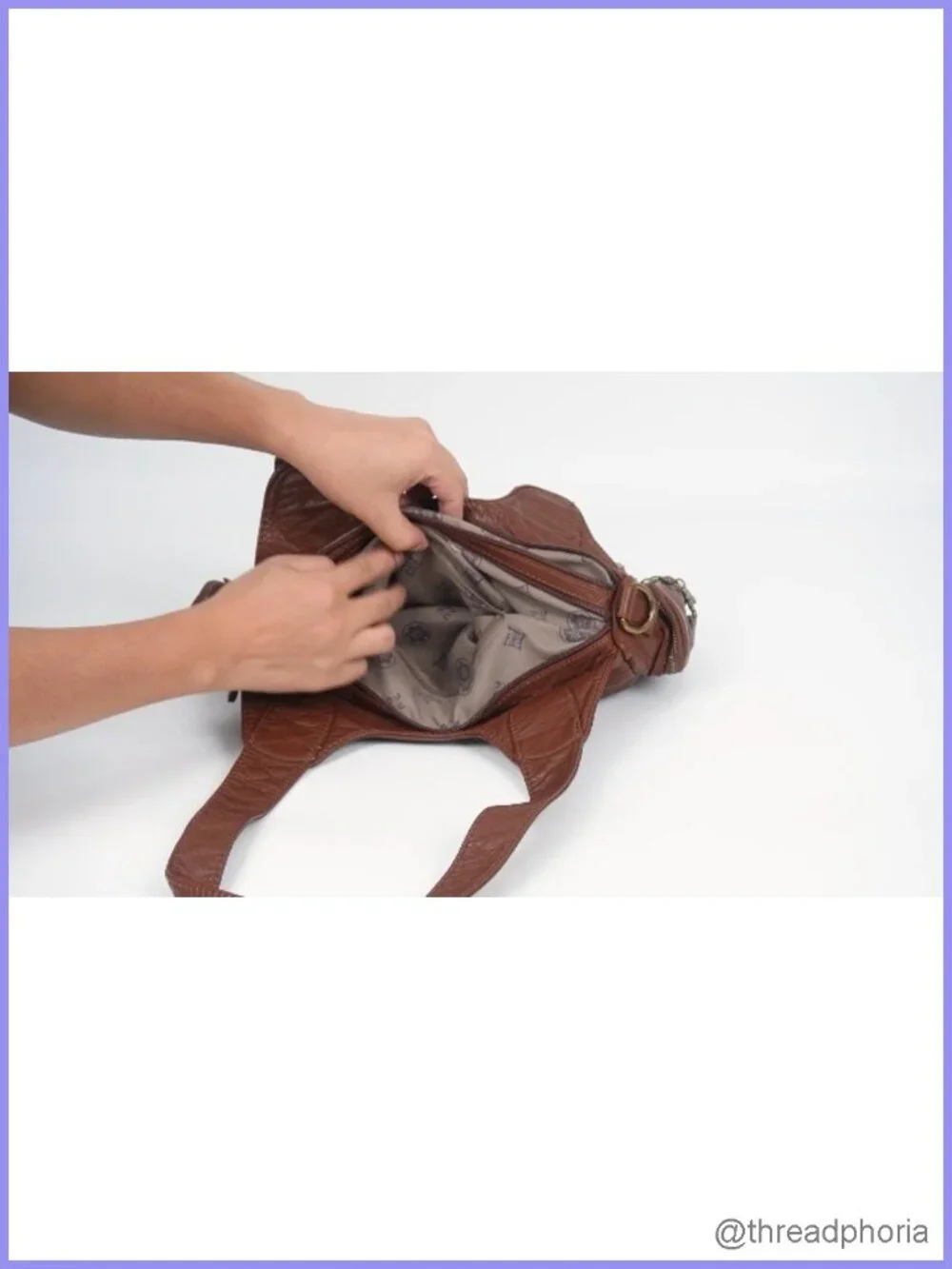 Vintage Hobo Bag for Women - Soft Vegan Leather Multi Pocket Shoulder Purse Y2K